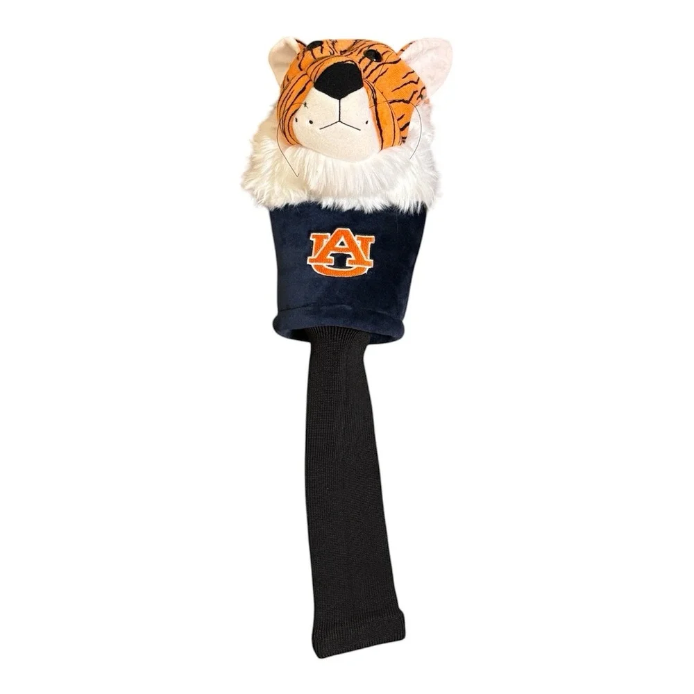 NCAA Auburn Tigers Plush Mascot Driver Golf Club Headcover Long Neck AU Logo